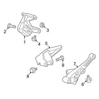 Dodge OE - Engine & Transmission Mounting (4WD 4.7L)