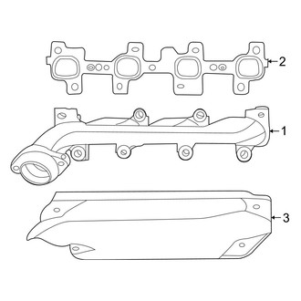 Dodge OE - Exhaust System - Manifold (4.7L)