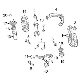 Dodge OE - Front Suspension - Suspension Components