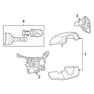 Dodge OE - Steering Column - Shroud, Switches & Levers