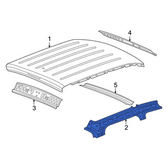 Dodge OE - Left Roof Side Rail