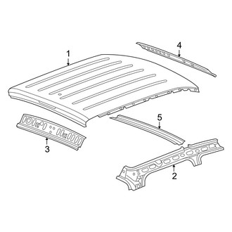 Dodge OE - Cab - Roof & Components (Big Horn / Laramie / ST / TRX4 Extended Cab)
