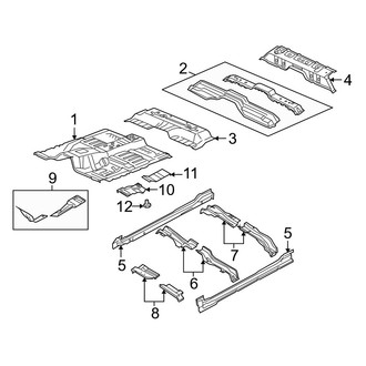 Dodge OE - Cab - Floor (Big Horn / Laramie / ST / TRX4 Extended Cab)