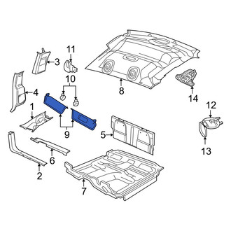 Dodge OE - Left Sun Visor
