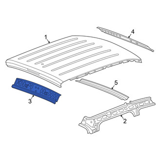 Dodge OE - Front Roof Header Panel