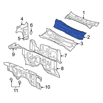 Dodge OE - Upper Cowl Panel