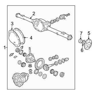 Dodge OE - Rear Suspension - Axle & Differential (9.25 Axle)