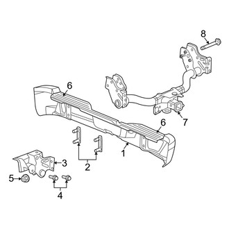Dodge OE - Rear Bumper - Bumper & Components