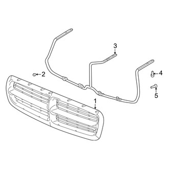 Dodge OE - Hood & Grille - Grille & Components