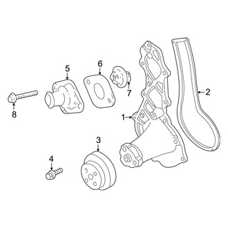 Dodge OE - Cooling - Water Pump (2.5L)