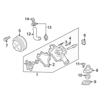 Dodge OE - Cooling - Water Pump (3.9L / 5.9L)