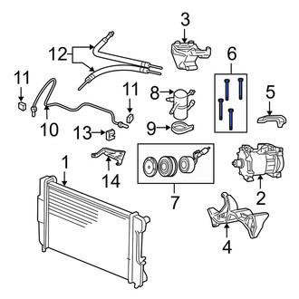Dodge OE - Left Lower Alternator Bracket Bolt