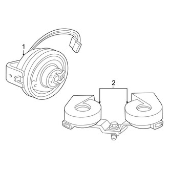 Dodge OE - Electrical - Horn