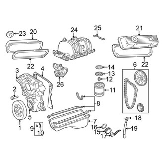 Dodge OE - Engine Parts (3.9L)