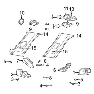 Dodge OE - Engine & Transmission Mounting (RWD 5.9L)