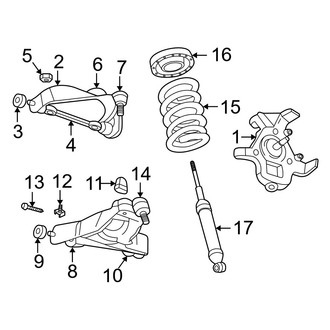 Dodge OE - Front Suspension - Suspension Components (RWD)