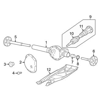 Dodge OE - Front Suspension - Front Axle & Carrier (4WD)