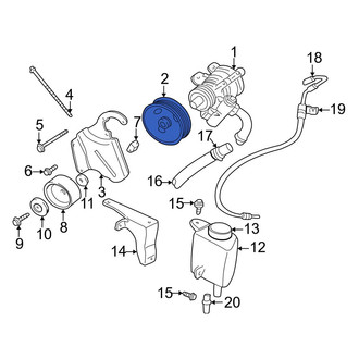 Dodge OE - Power Steering Pump Pulley