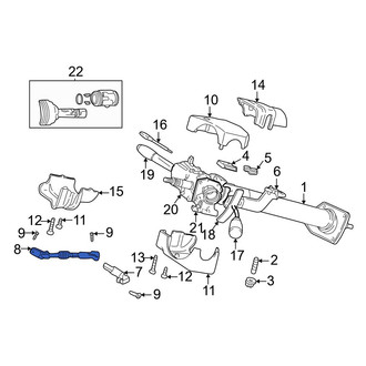 Dodge OE - Lower Steering Shaft