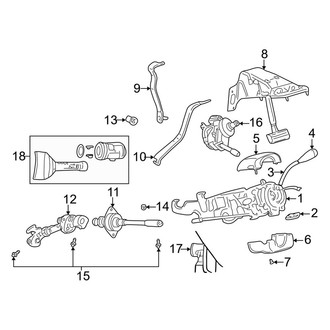 Dodge OE - Steering Column Assembly