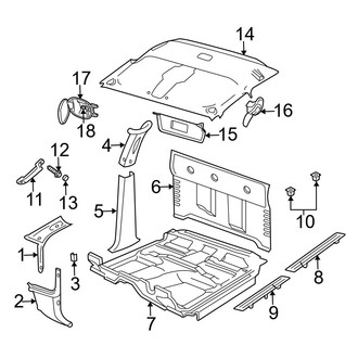 Dodge OE - Cab - Interior Trim (Quad Cab)