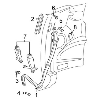 Dodge OE - Restraint Systems - Front Seat Belts