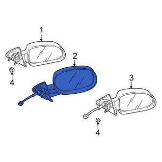 Dodge OE - Front Right Door Mirror