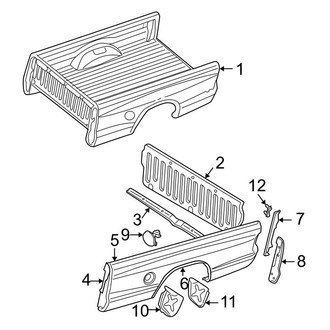Dodge OE - Pick Up Box - Front & Side Panels