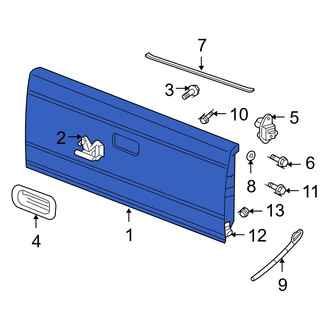 Dodge OE - Rear Tailgate
