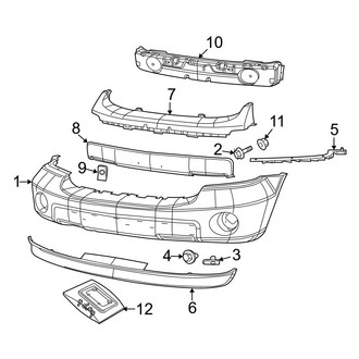 Dodge OE - Front Bumper - Bumper & Components