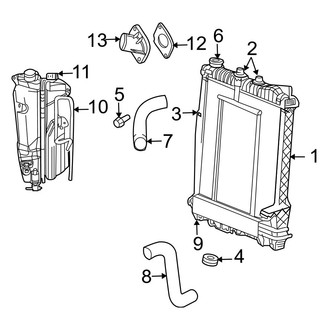 Dodge OE - Cooling - Radiator & Components