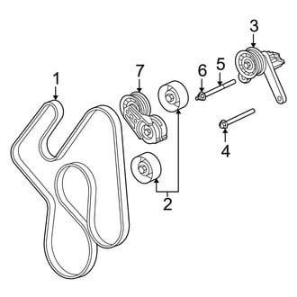 Dodge OE - Cooling - Belts & Pulleys (Adventurer / Limited / SLT 5.7L)