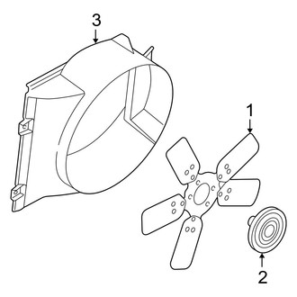 Dodge OE - Cooling Fan (5.7L)
