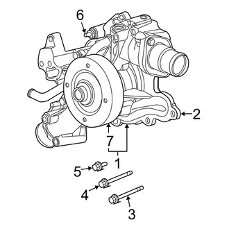 Dodge OE - Cooling - Water Pump (Main), (5.7L)