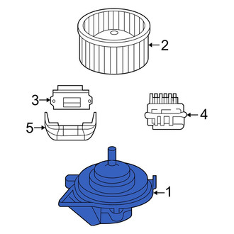 Dodge OE - HVAC Unit Case Assembly