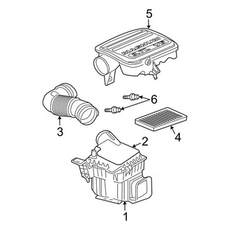 Dodge OE - Engine - Air Intake (3.7L)
