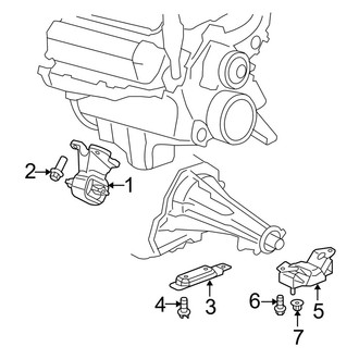 Dodge OE - Engine & Transmission Mounting (RWD 4.7L)