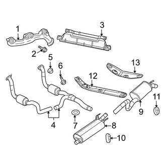 Dodge OE - Exhaust System - Exhaust Components (5.7L)