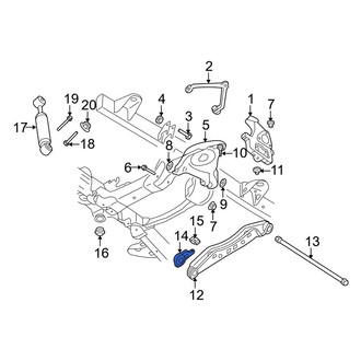 Dodge OE - Front Left Torsion Bar Adjusting Arm