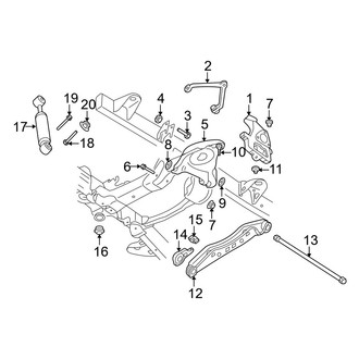 Dodge OE - Front Suspension - Suspension Components (4WD)