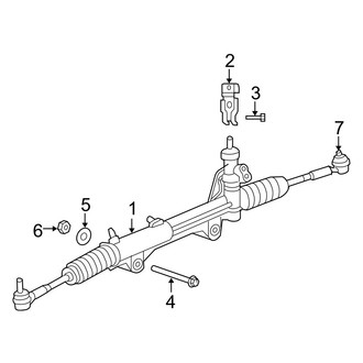 Dodge OE - Steering Gear & Linkage (3.7L / 4.7L)