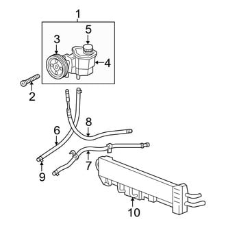 Dodge OE - Steering Gear & Linkage - Pump & Hoses (3.7L / 4.7L)