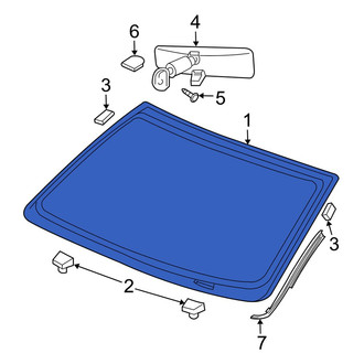Dodge OE - Front Windshield