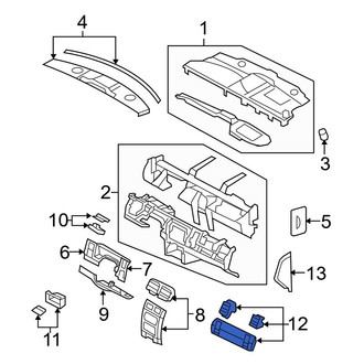 Dodge OE - Dashboard Air Vent