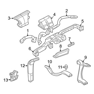 Dodge OE - Instrument Panel - Ducts
