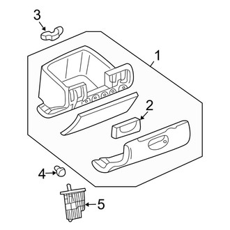 Dodge OE - Instrument Panel - Glove Box