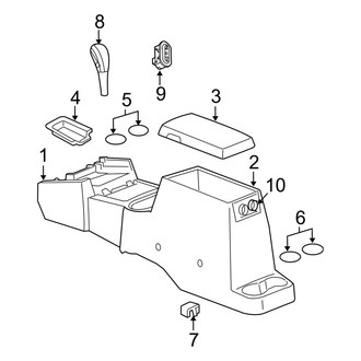 Dodge OE - Console - Center