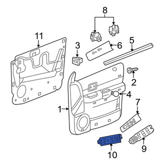 Dodge OE - Front Left Power Seat Switch