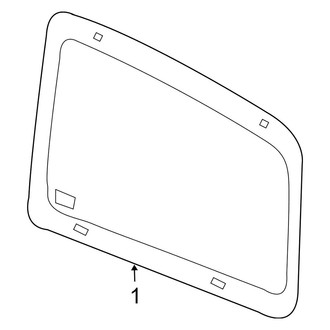 Dodge OE - Quarter Panel - Glass