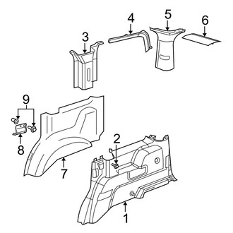 Dodge OE - Quarter Panel - Interior Trim